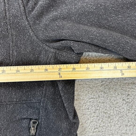 Carhartt Sweatshirt Choctaw Vet Mens 2XL Black Fleece Work Full Zip Logo Loose - Picture 5 of 9